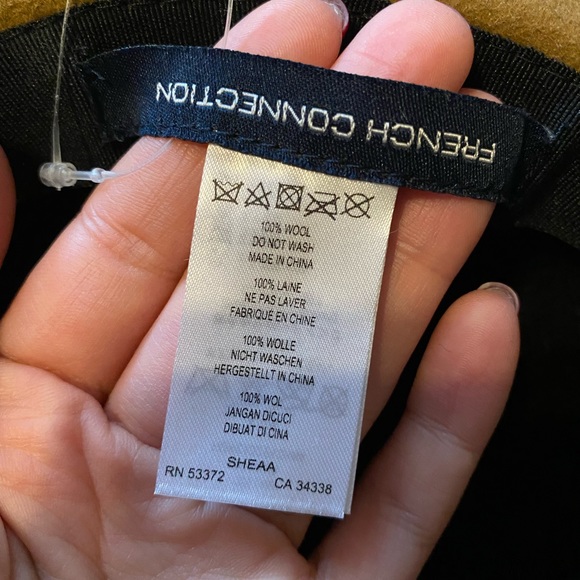 Brown & Black Suede Hat - French Connection - Picture 4 of 5